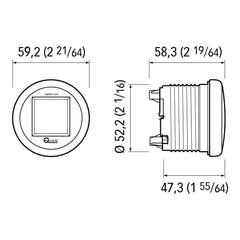 CHC smart chain counter configurable on smartphones by Quick - dimensions | EYS