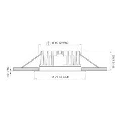 Marina XP LP marine lighting by Quick - dimensions | EYS