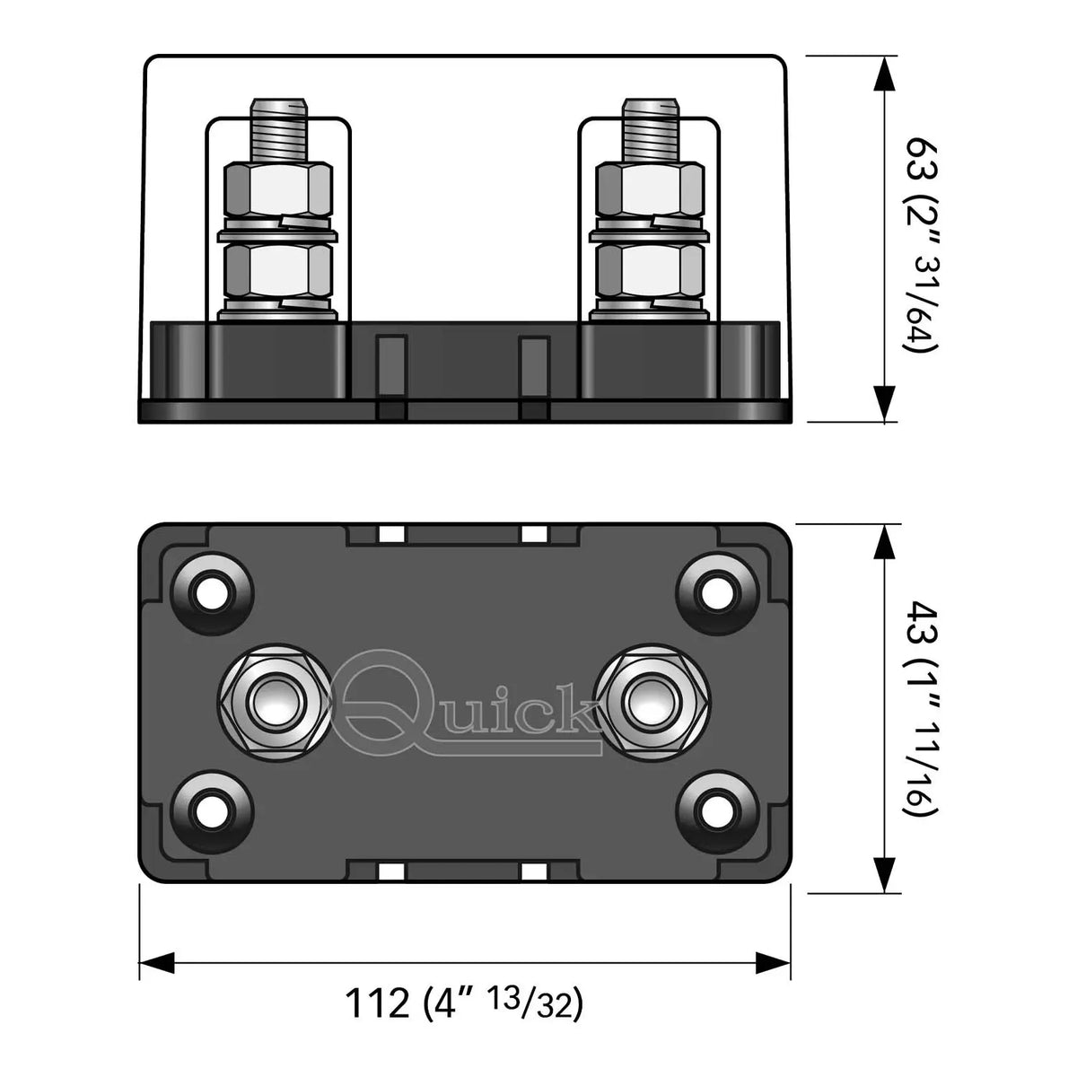 Fuses and fuseholders TFH3 400A by Quick | EYS