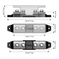 Fuses and fuseholders by Quick - dimensions | EYS